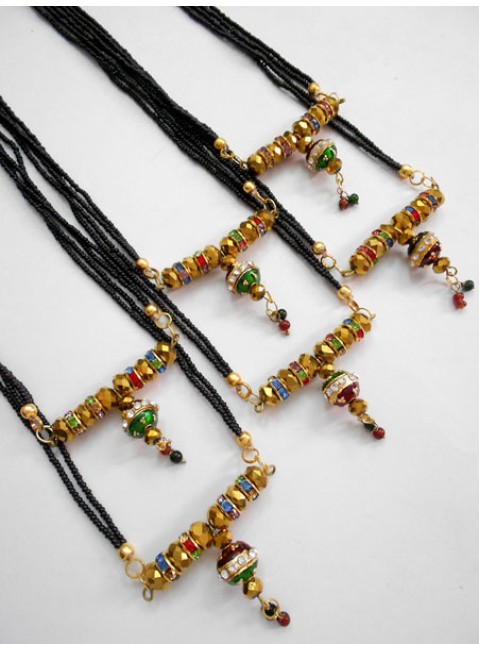 Meenakari Mangalsutra (6 Pcs)